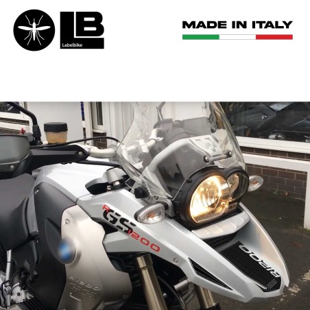 KIT ADESIVI 3D PROTEZIONE CARBON PUNTALE compatibile MOTO BMW GS R1200 2008-2012