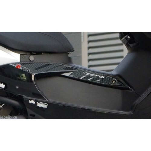 KIT BOOMERANG ADESIVI 3D per Scooter XCITING 250 PROTEZIONI compatibili KYMCO