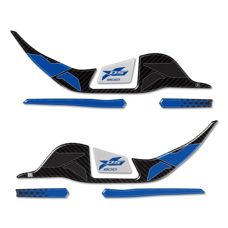 Adesivi 3D Protezioni Paramani moto compatibili con Voge Valico 900DSX 2024