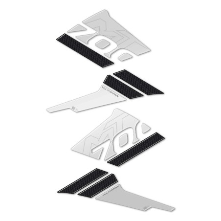 Pegatinas de gel 3D Protectores laterales de depósito de moto compatibles con CFMOTO 700MT