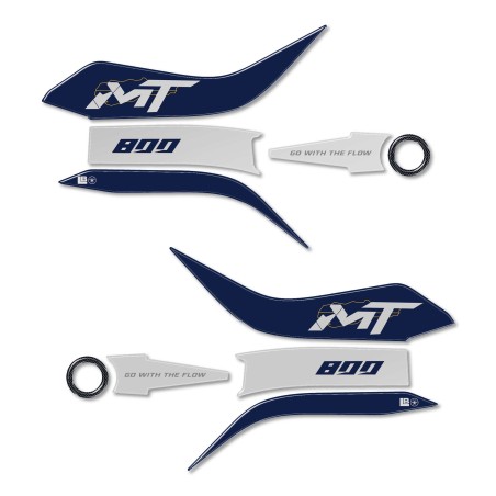 Protezione Paramani Adesivi in resina gel 3D moto compatibili con CFMOTO 800MT