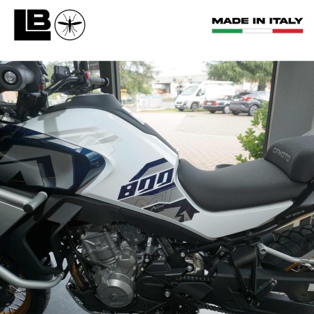 Protezioni Laterali serbatoio moto Adesivi Gel 3D compatibili con CFMOTO 800MT