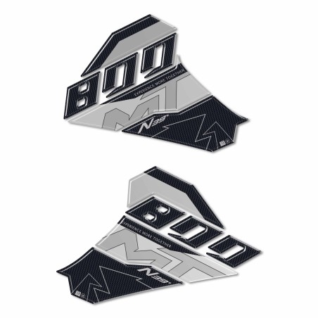 Protezioni Laterali serbatoio moto Adesivi Gel 3D compatibili con CFMOTO 800MT