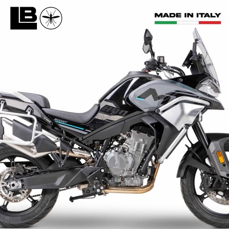 Protezioni Laterali serbatoio moto Adesivi Gel 3D compatibili con CFMOTO 800MT