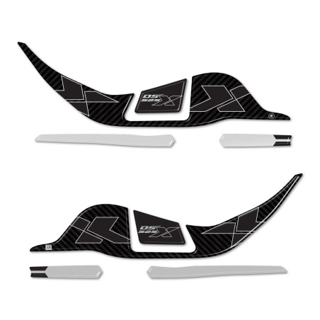 Protezioni Paramani Adesivi 3D moto compatibili con Voge Valico 525DSX 2024