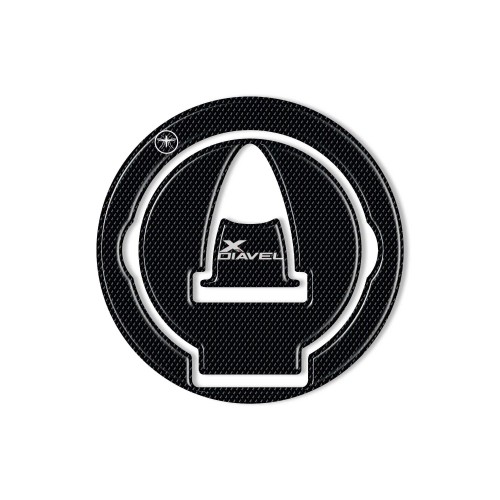 ADESIVO sticker in RESINA GEL 3D TAPPO compatibile per MOTO DUCATI XDIAVEL ITALY