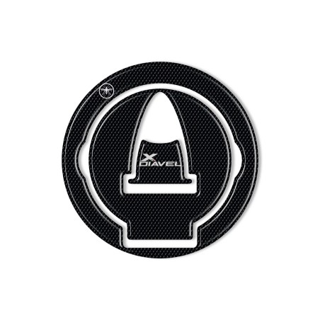 ADESIVO sticker in RESINA GEL 3D TAPPO compatibile per MOTO DUCATI XDIAVEL ITALY