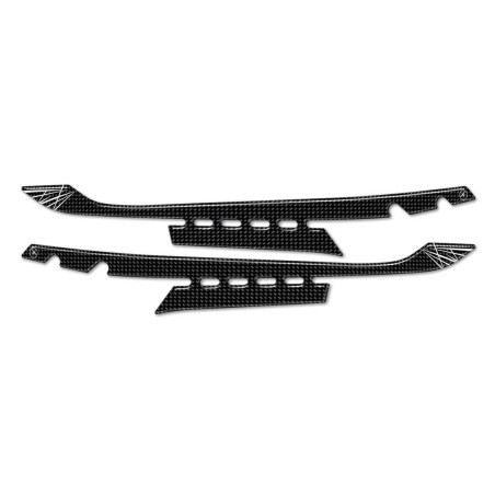 2 Adesivi 3D in Resina Gel Protezione Maniglie compatibili per Honda Integra