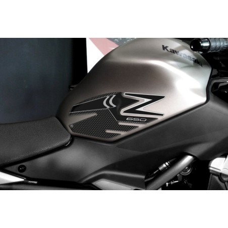 2 PROTEZIONI ginocchia 3D LATERALI SERBATOIO compatibili per MOTO KAWASAKI Z650