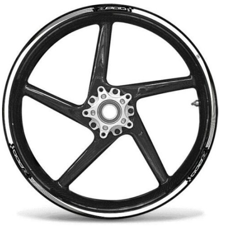 KIT STRISCE ADESIVE compatibili per CERCHI 17 MOTO KAWASAKI Z800 Adesivi tuning