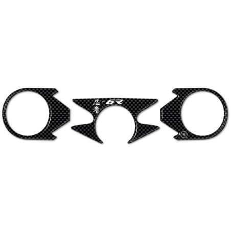 PROTEZIONE gel 3D PIASTRA FORCELLA compatibile per MOTO KAWASAKI ZX-6R 2007-2008