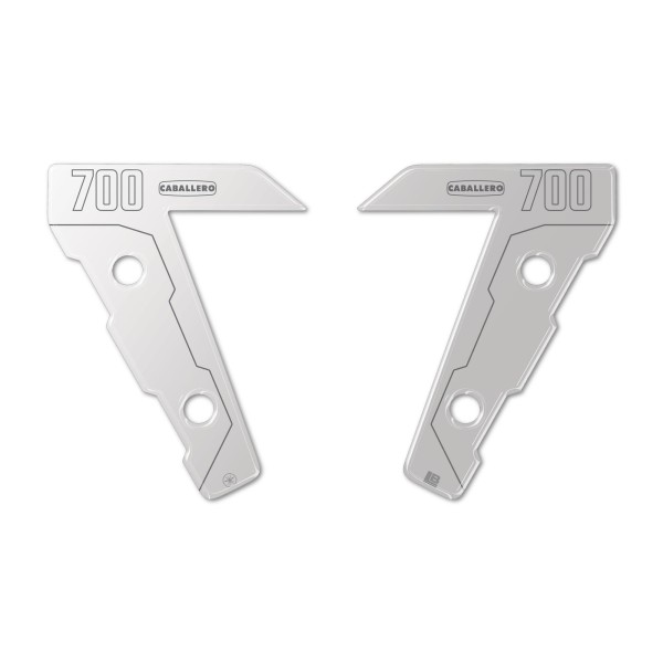 Adesivi 3D Protezioni Deflettori moto compatibili con Fantic Caballero 700