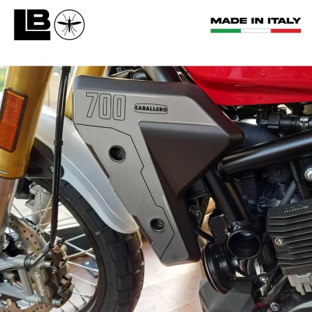 Adesivi 3D Protezioni Deflettori moto compatibili con Fantic Caballero 700