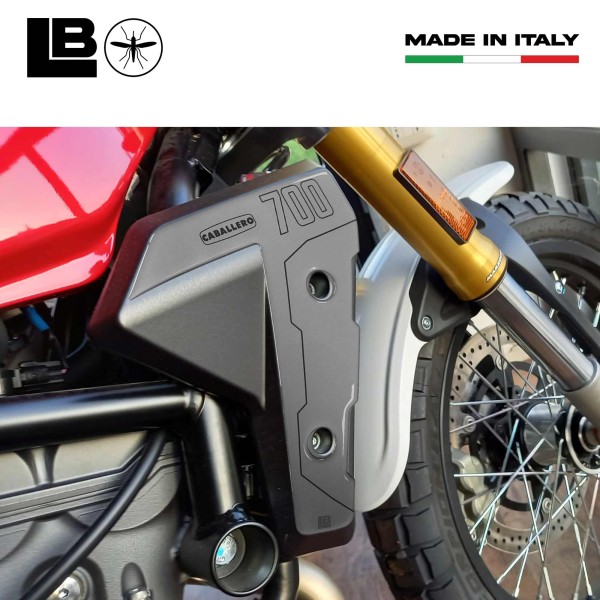 Adesivi 3D Protezioni Deflettori moto compatibili con Fantic Caballero 700