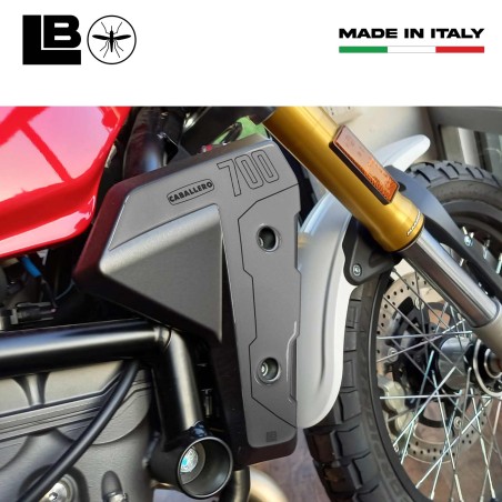 Adesivi 3D Protezioni Deflettori moto compatibili con Fantic Caballero 700