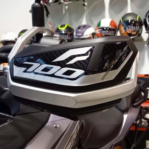 Adesivi resina 3D Protezione Paramani moto compatibile con QJ Motor SRT 700