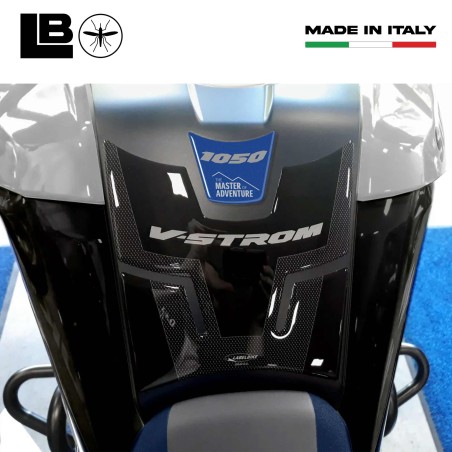 Kit completo Adesivi 3D protezioni compatibili con moto Suzuki V-Strom 1050 Blu