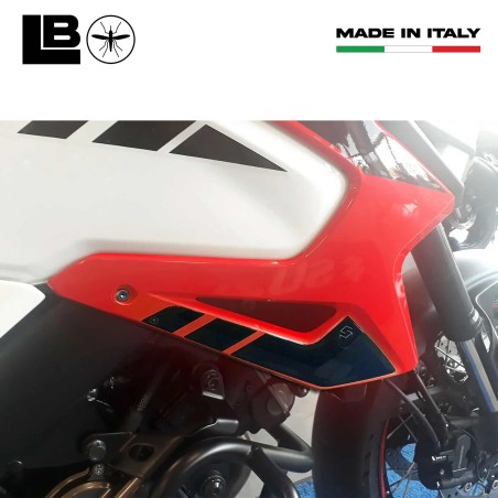 Kit completo Adesivi 3D protezioni compatibili con moto Suzuki V-Strom 1050 Blu