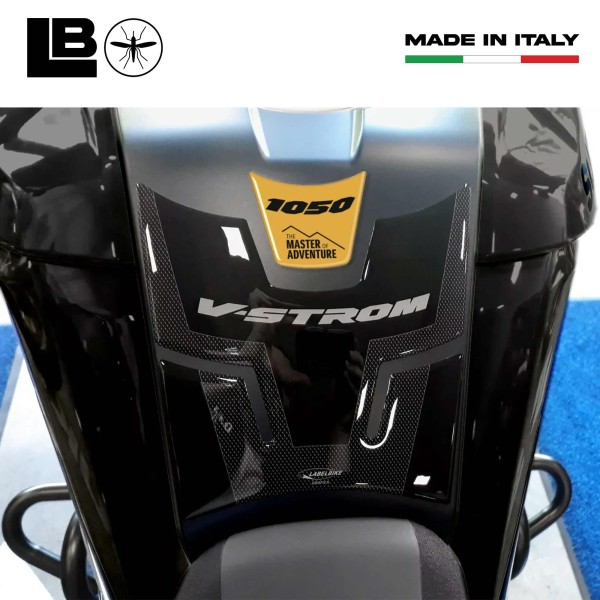 Kit completo Adesivi 3D protezioni compatibili con moto Suzuki V-Strom 1050 Oro