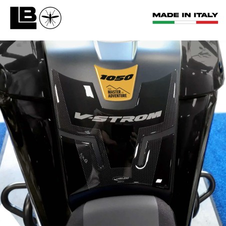 Kit completo Adesivi 3D protezioni compatibili con moto Suzuki V-Strom 1050 Oro