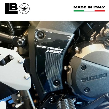 Kit completo Adesivi 3D protezioni compatibili con moto Suzuki V-Strom 1050 Oro