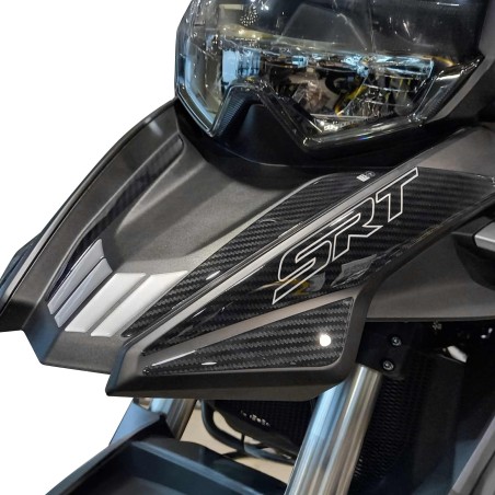 Adesivi 3D Protezione Becco Frontale moto compatibile con QJ Motor SRT 700