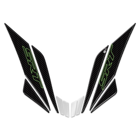 Adhesivos 3D Protección Pico Delantero moto compatible con QJ Motor SRT 700