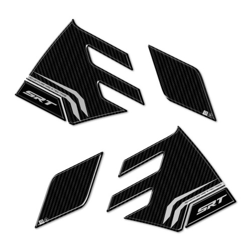 Pegatinas 3D Protectores laterales del tanque de la motocicleta compatible con QJ Motor SRT 700 2