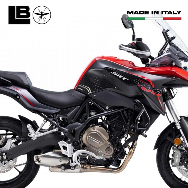 Adesivi 3D Protezioni Laterali Serbatoio moto compatibile con QJ Motor SRT 700