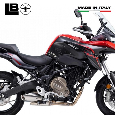 Adesivi 3D Protezioni Laterali Serbatoio moto compatibile con QJ Motor SRT 700