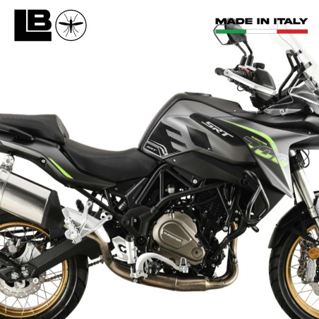 Adesivi 3D Protezioni Laterali Serbatoio moto compatibile con QJ Motor SRT 700