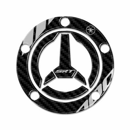 Adesivo 3D Protezione tappo serbatoio moto compatibile con QJ Motor SRT 700