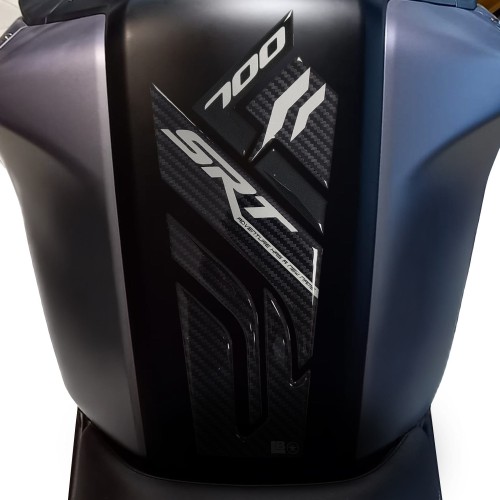 Adhesivo 3D Tank Guard Motocicleta protección compatible con QJ Motor SRT 700
