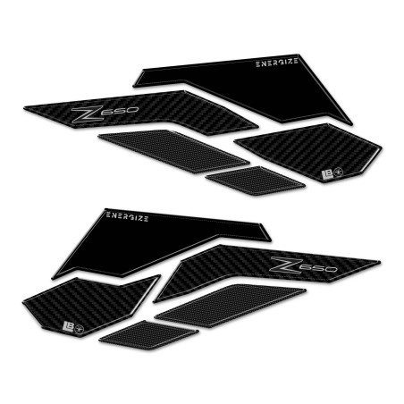Adesivi 3D Protezioni Laterali serbatoio compatibili con Kawasaki Z650 2023-2025