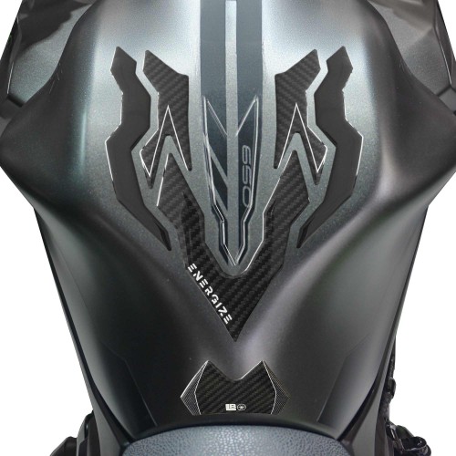 Adesivi 3D Protezione Paraserbatoio compatibili con Kawasaki Z650 2023-2025