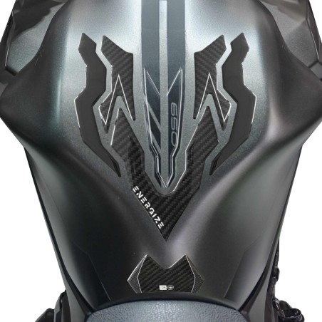 Adesivi 3D Protezione Paraserbatoio compatibili con Kawasaki Z650 2023-2025