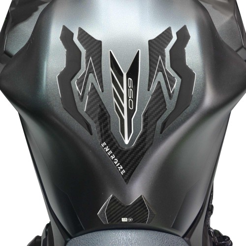 Pegatinas 3D Tank Guard compatibles con Kawasaki Z650 2023-2025 2