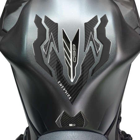Adesivi 3D Protezione Paraserbatoio compatibili con Kawasaki Z650 2023-2025