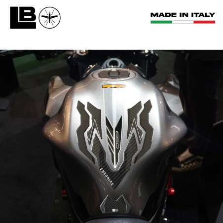 Adesivi 3D Protezione Paraserbatoio compatibili con Kawasaki Z650 2023-2025