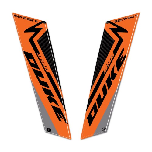 Pegatinas 3D Guardabarros Moto compatible con KTM 990 Duke 2024-2025 2