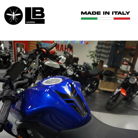 Adesivo 3D Protezione Paraserbatoio compatibile con moto Yamaha Mt-125 2020-23