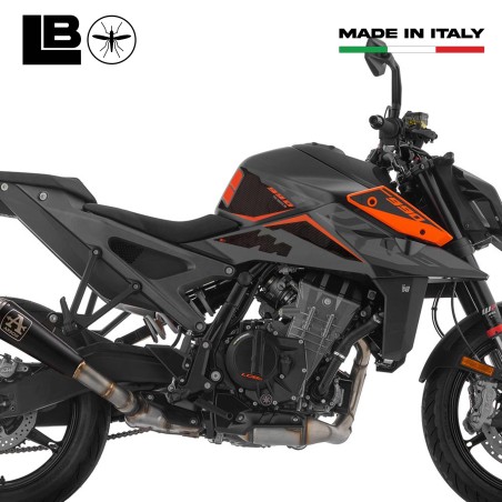 3D-Aufkleber kompatibel mit KTM 990 Duke 2024-2025 Tank-Seitenprotektoren