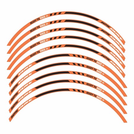 Strisce adesive per cerchi ruote adesivi moto compatibili con KTM Duke 125