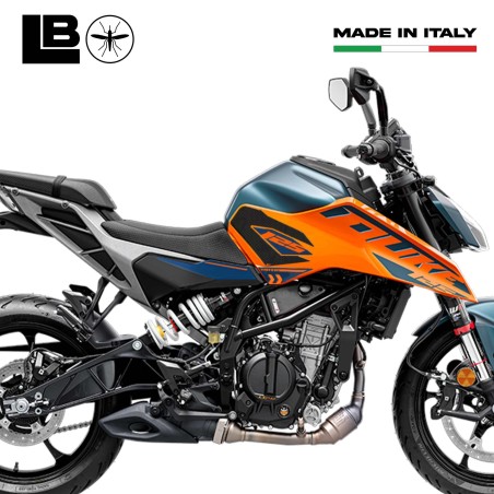 Adesivi 3D Protezioni laterali serbatoio compatibili con KTM 125 Duke 2024-2025