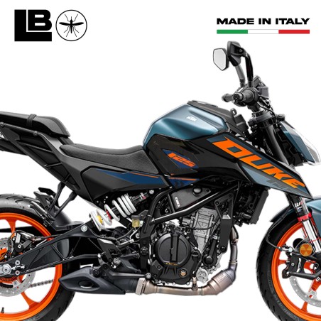 Adesivi 3D Protezioni laterali serbatoio compatibili con KTM 125 Duke 2024-2025