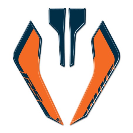 Adesivi 3D Protezioni Muso Frontale moto compatibili con KTM Duke 125 2024-2025