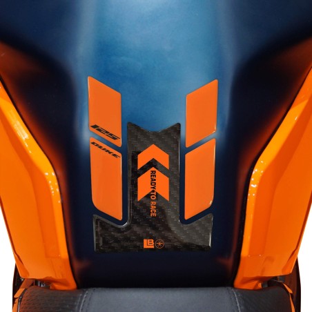 Paraserbatoio Adesivo 3D Protezione moto compatibile con KTM 125 Duke 2024-2025