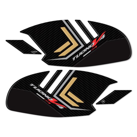 Stickers 3D Motorcycle Tank Side Protectors compatible with Aprilia Tuono V4