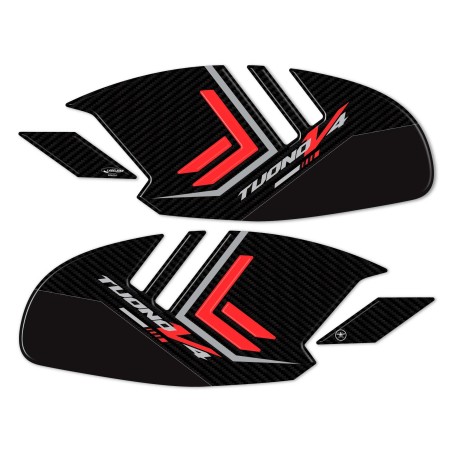 Stickers 3D Motorcycle Tank Side Protectors compatible with Aprilia Tuono V4