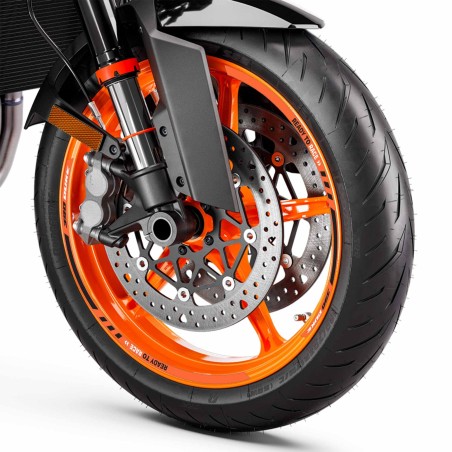 Strisce adesive per cerchi ruote adesivi moto compatibili con KTM Duke 390